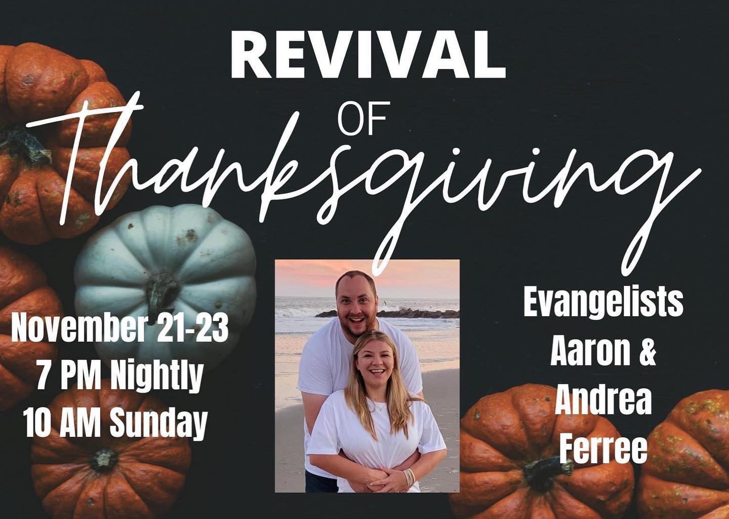 Thanksgiving Revival Flyer